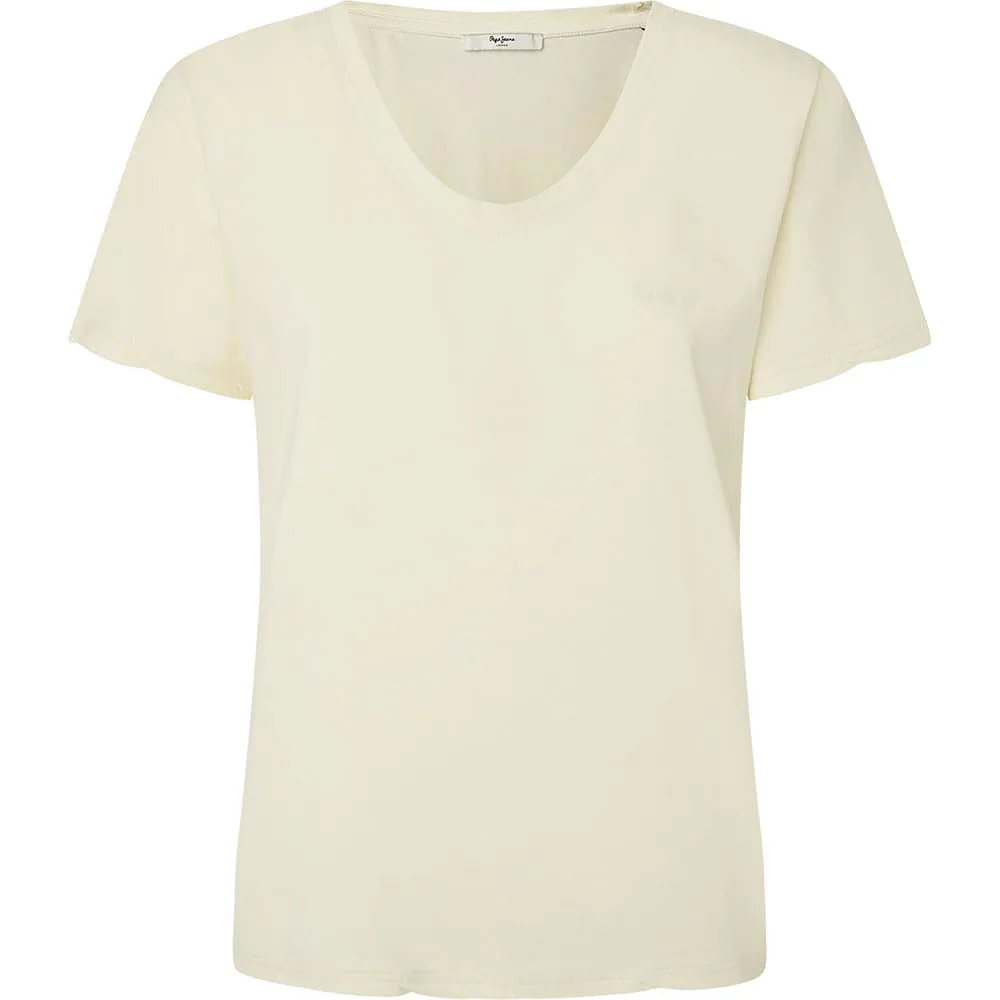 Pepe Jeans Fabiana T-Shirt Donna M bianca cotone
