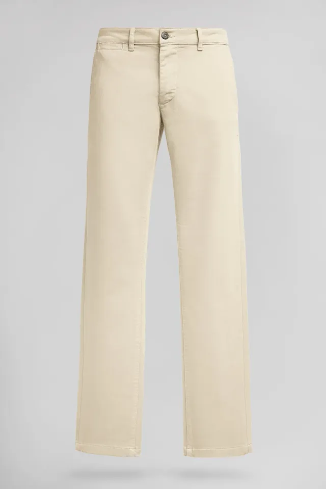 Teddy Smith Pallas Chino pantalone cream uomo slim弹性