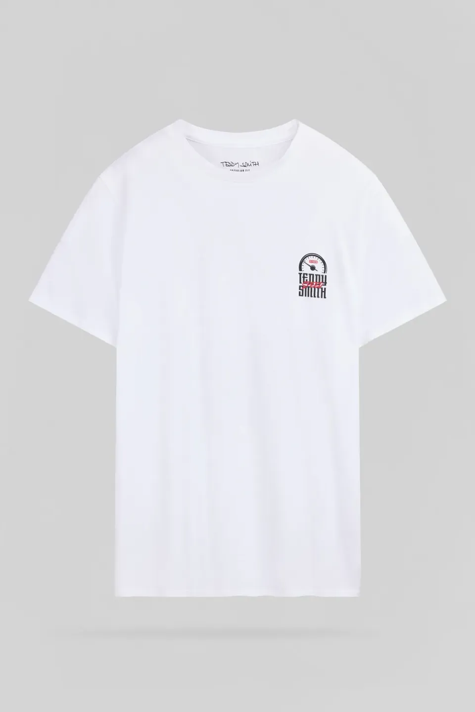 Teddy Smith T-Cars 2 MC t-shirt uomo bianca cotone