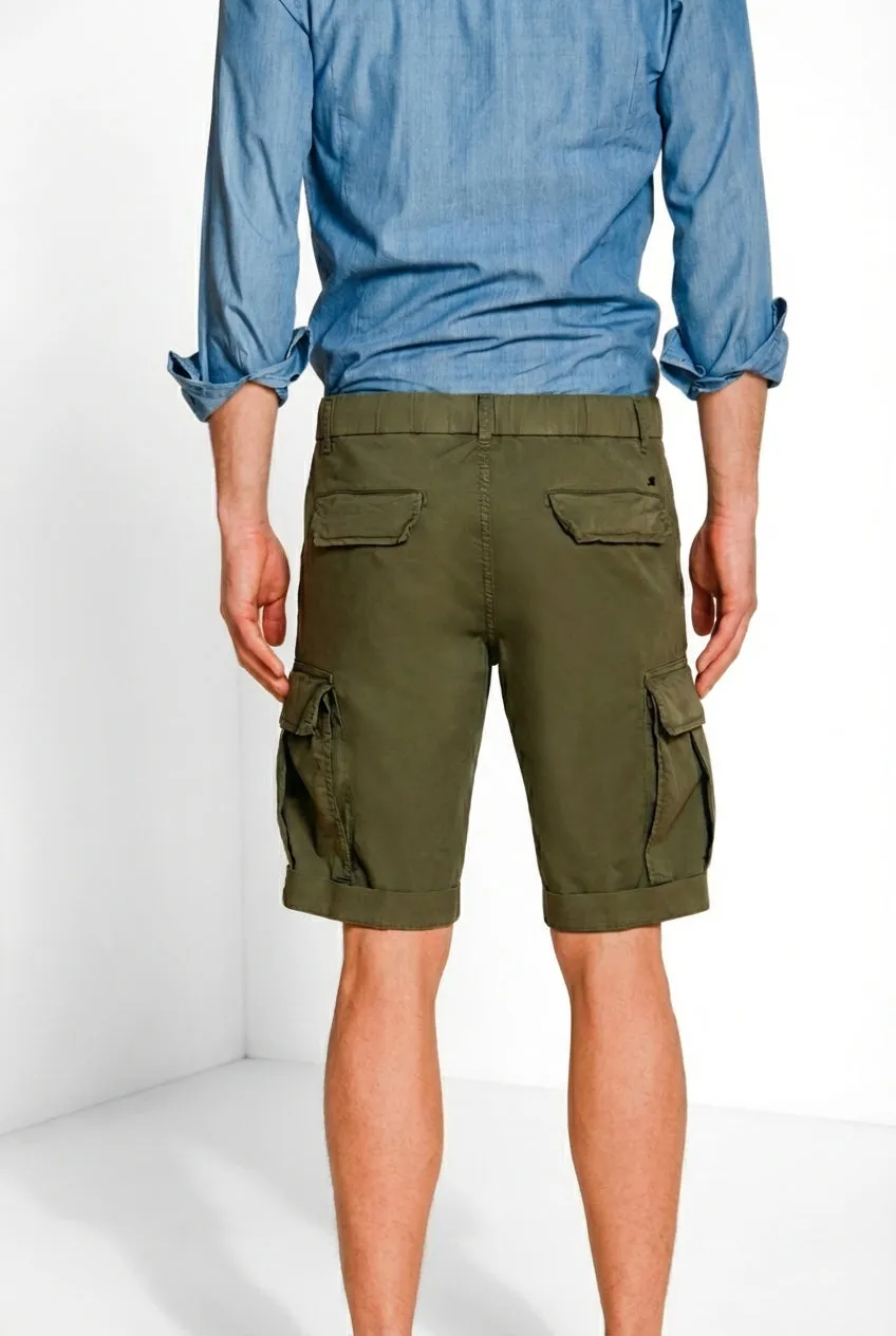Mason's Cargo M74 bermuda uomo verde relaxed