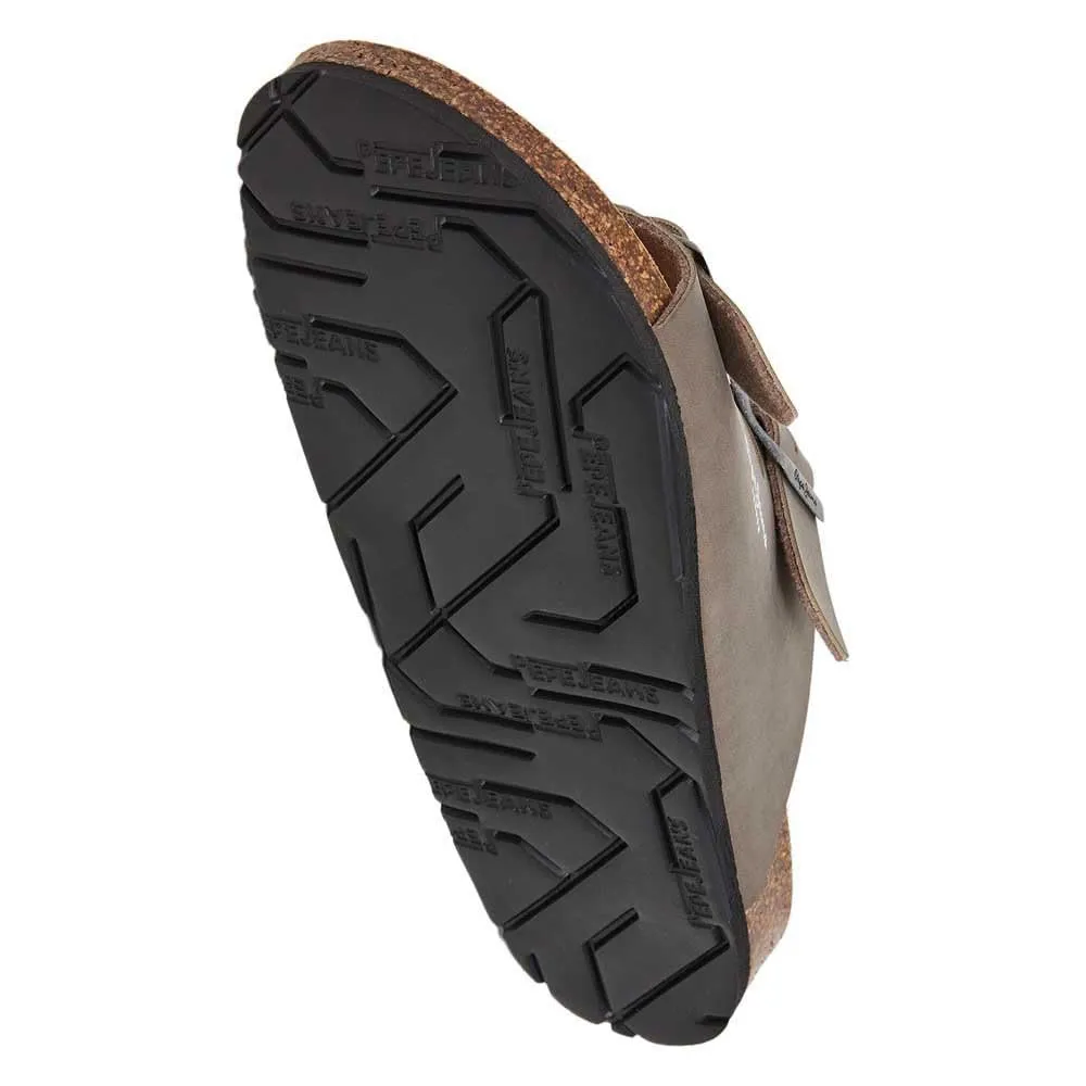 Pepe Jeans Bio Double Velour sandali uomo neri 43 EU sughero