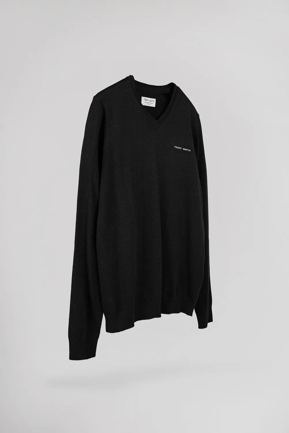 Teddy Smith Pulser 4 Maglione Scollo V Nero