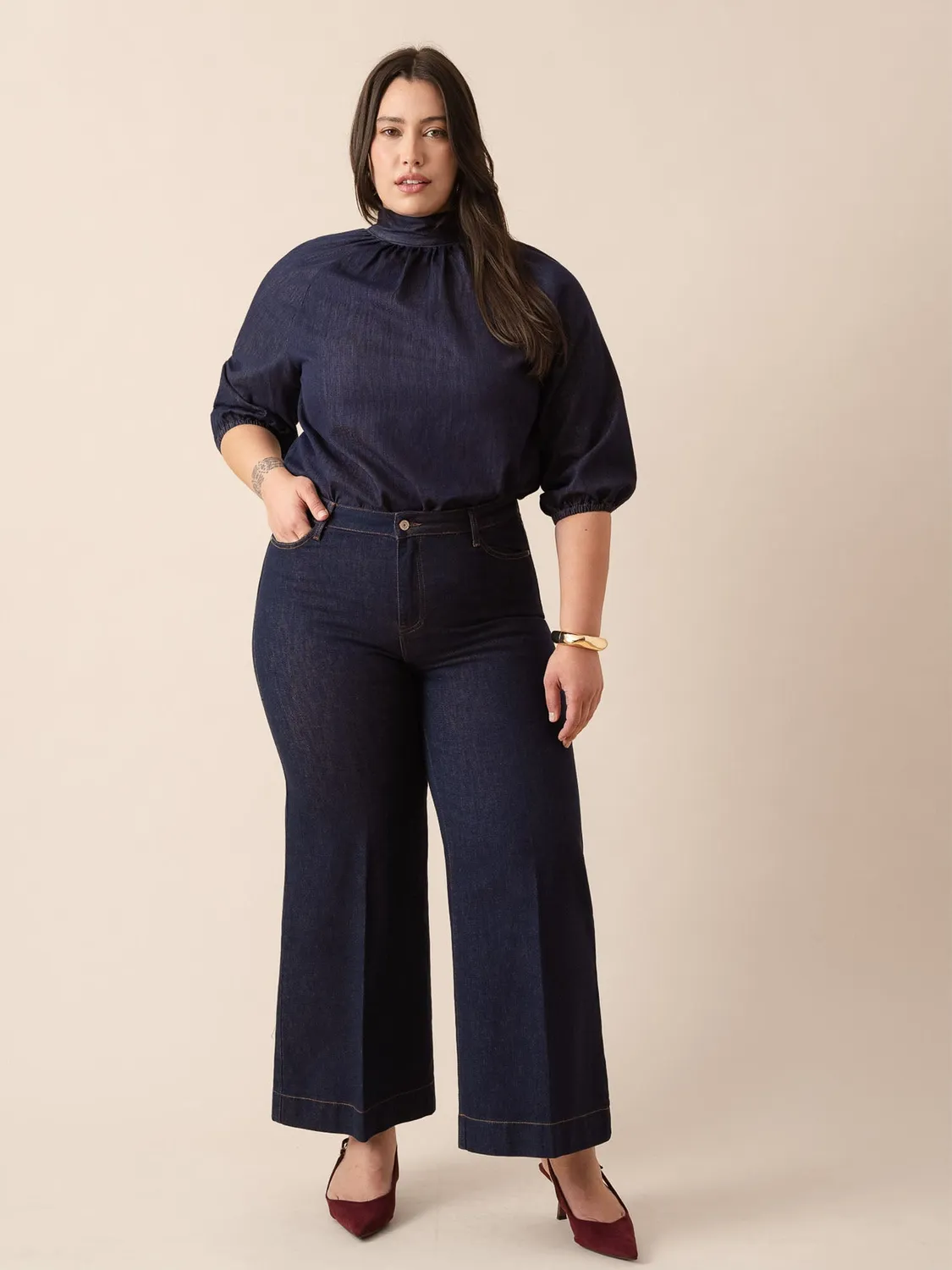 Oraije Vienna jeans wide grezzo regular