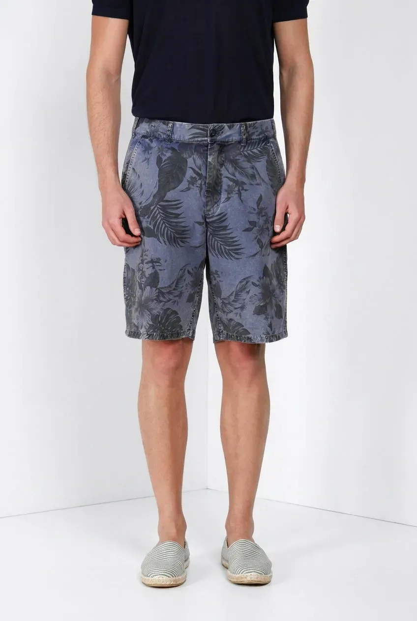 Mason's Denver M74 bermuda cargo uomo blu indaco relaxed