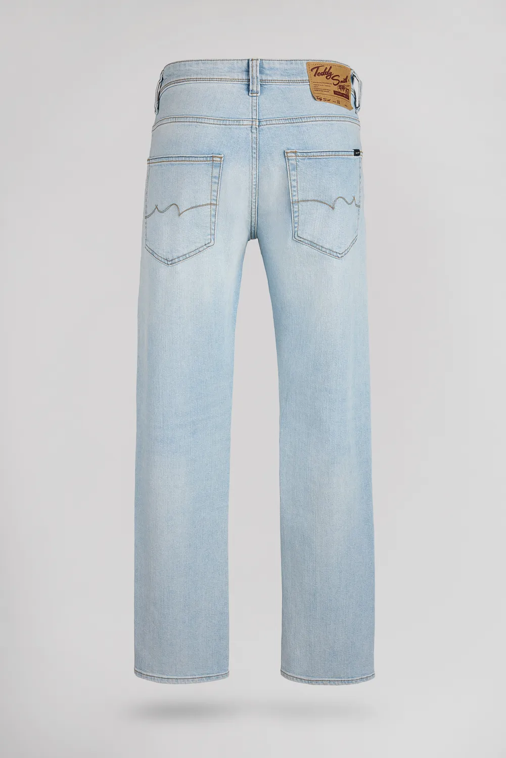 Teddy Smith Reg jeans uomo dritto bleached L32
