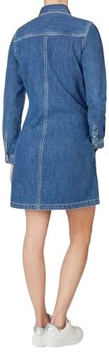 Pepe Jeans Authentic Denim vestito donna M blu corto