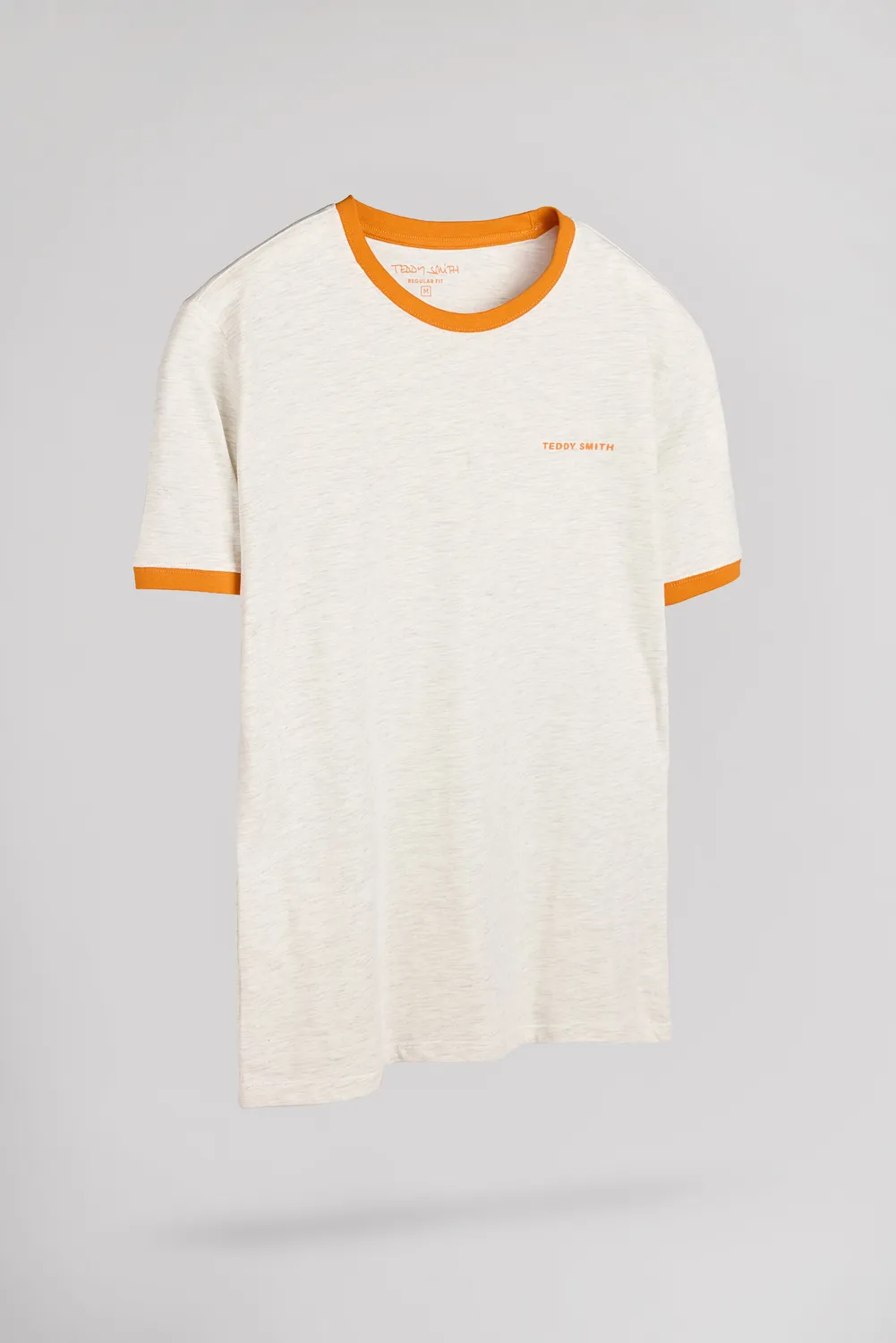 Teddy Smith The Tee 2 R MC t-shirt uomo bianco avorio cotone