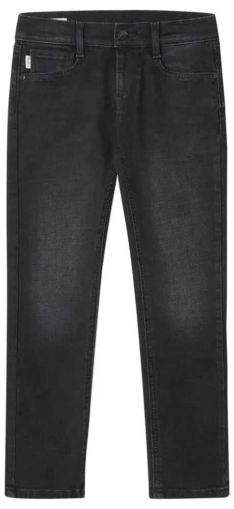 Pepe Jeans Finly Jeans Skinny Bambino Nero Sbiadito