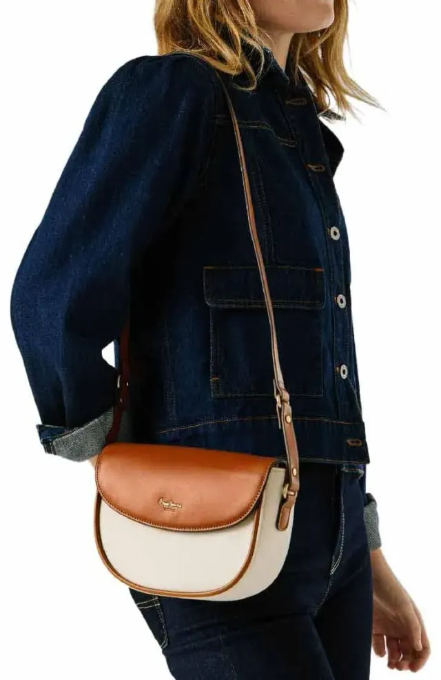 Pepe Jeans Crisha Tale Borsa Donna Marrone Chiaro
