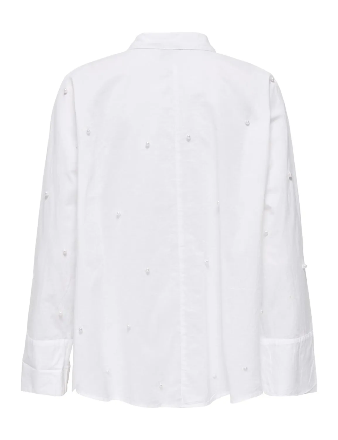ONLY Onlnew Lina Grace LS Pearl Shirt camicia M perle