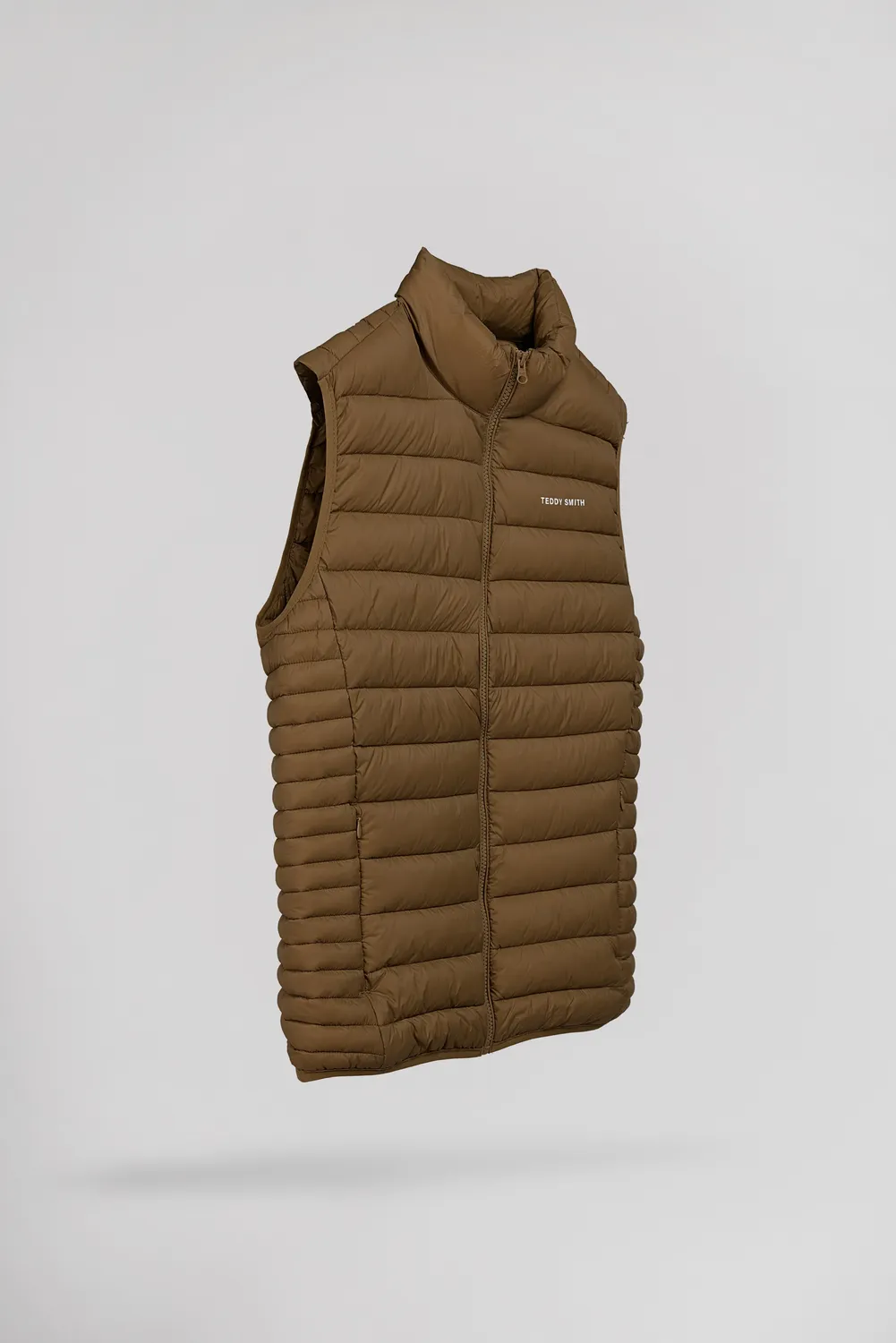 Teddy Smith B-Terry gilet uomo noisette trapuntato