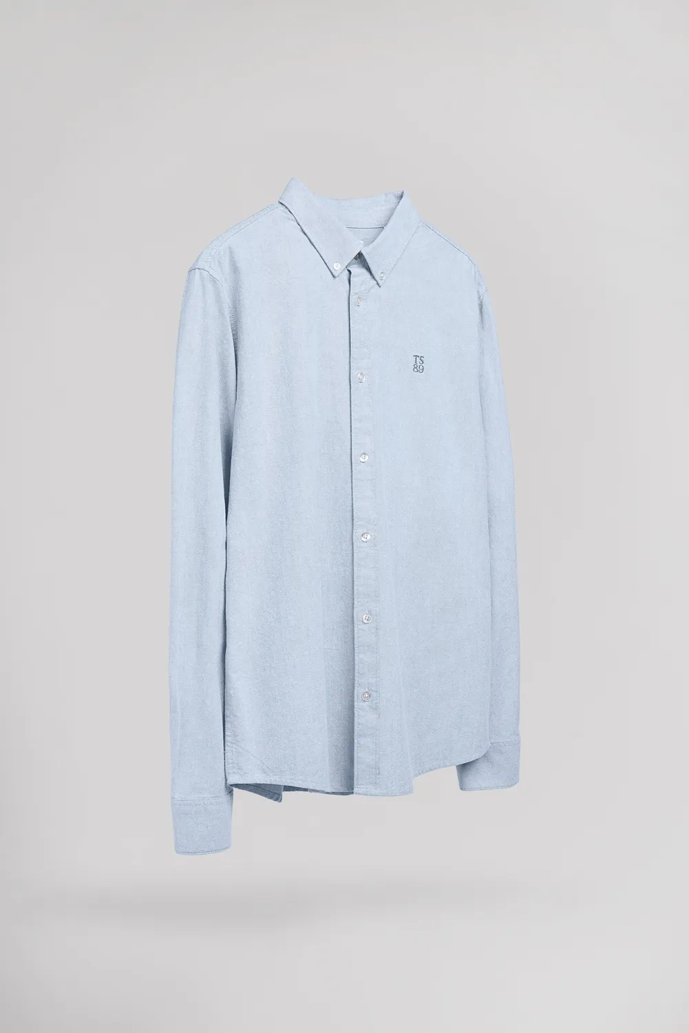 Teddy Smith C-Stan ML Camicia oxford Pastel Blue regular