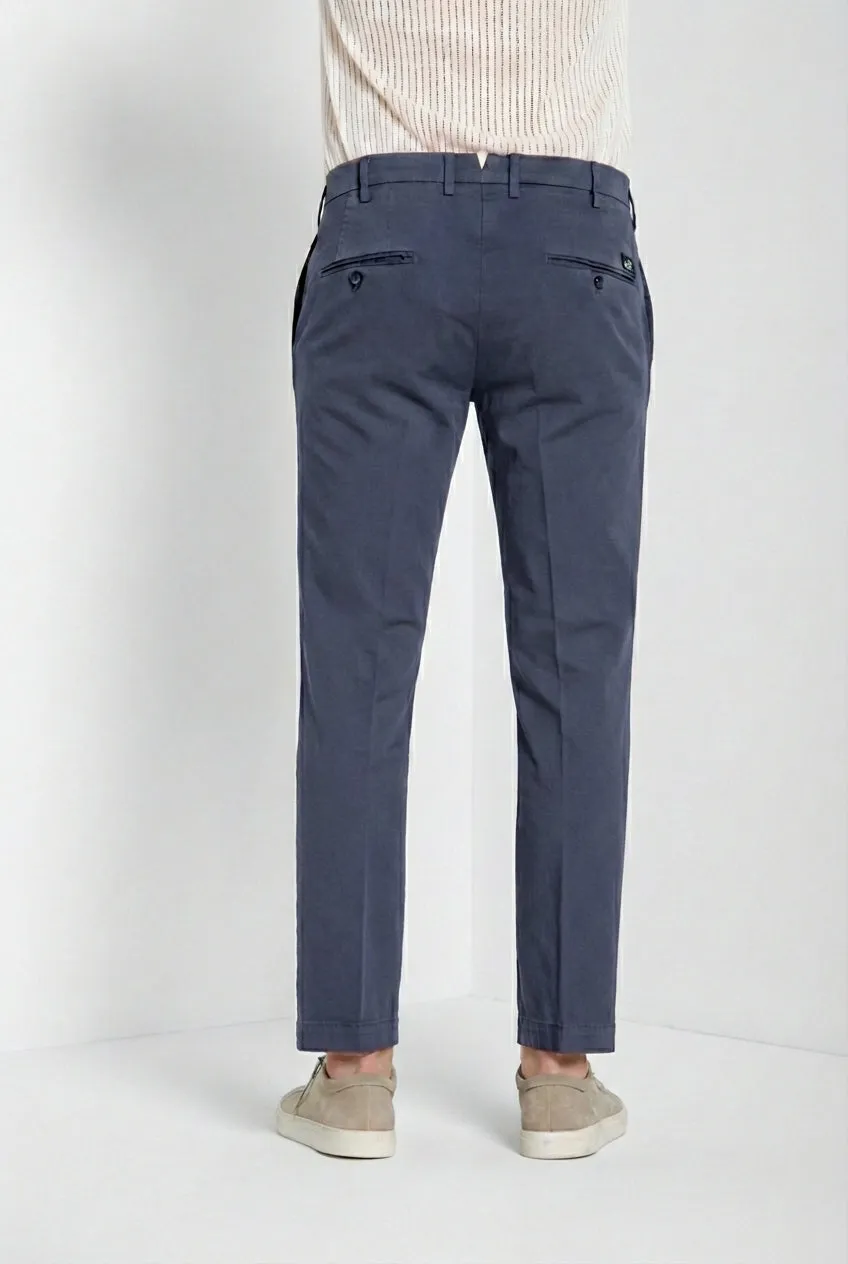 Mason's New York chino uomo carta da zucchero stretch