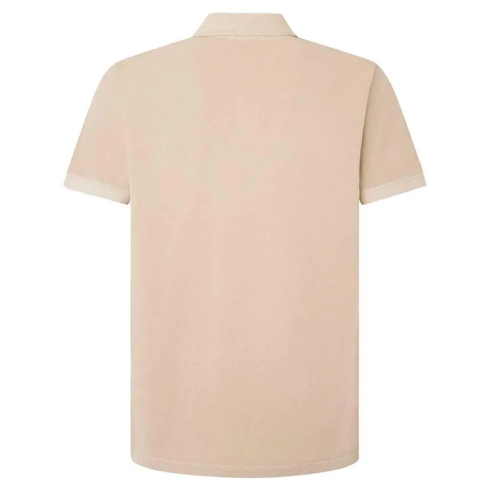 Pepe Jeans New Oliver Polo Uomo Base Beige Piqué