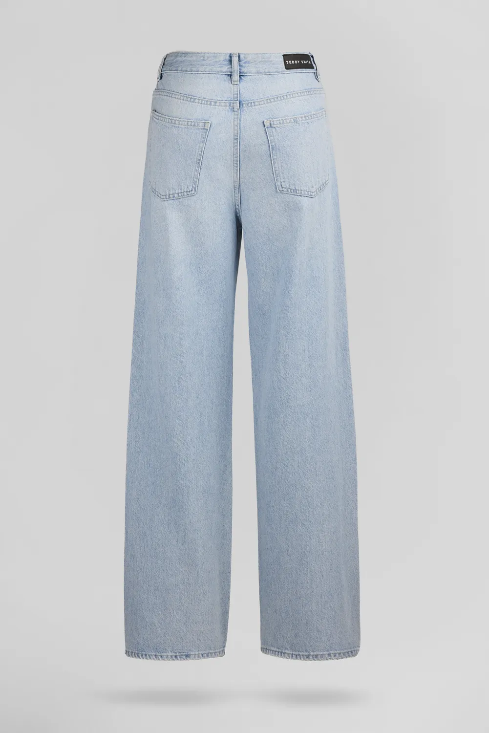 Teddy Smith P-Electra jeans dritti azzurro bleached
