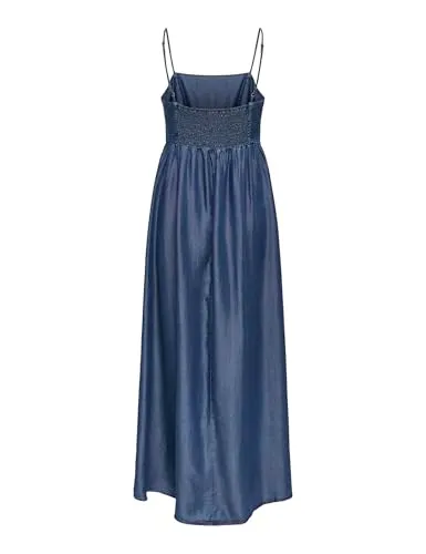 ONLY Onlpema Long String Smock Dress vestito lungo L