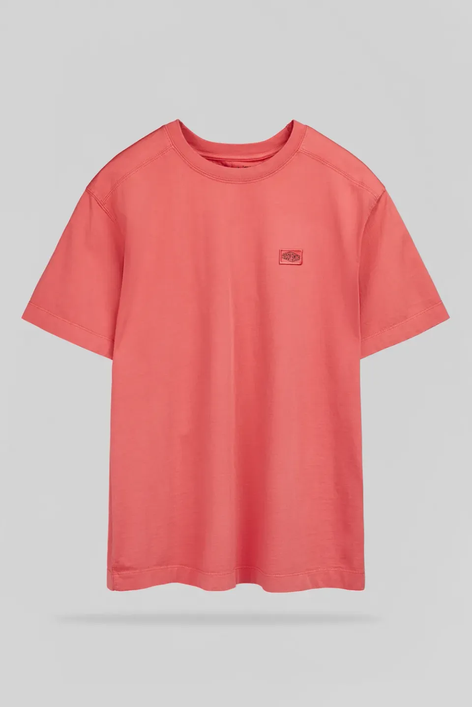 Teddy Smith Nateo t-shirt uomo rossa cotone pesante