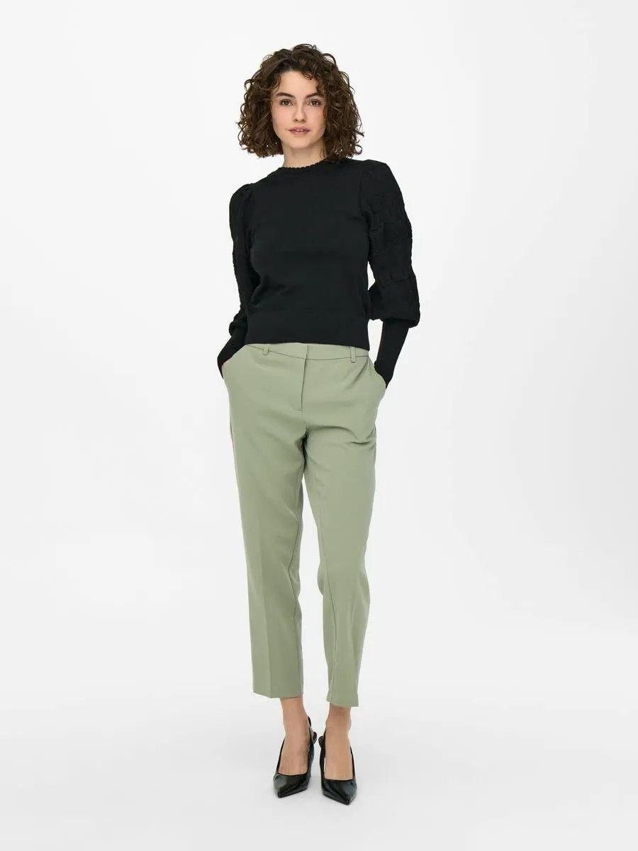 Only Onlmelita Pullover Donna Girocollo Maglia Lunga Nero