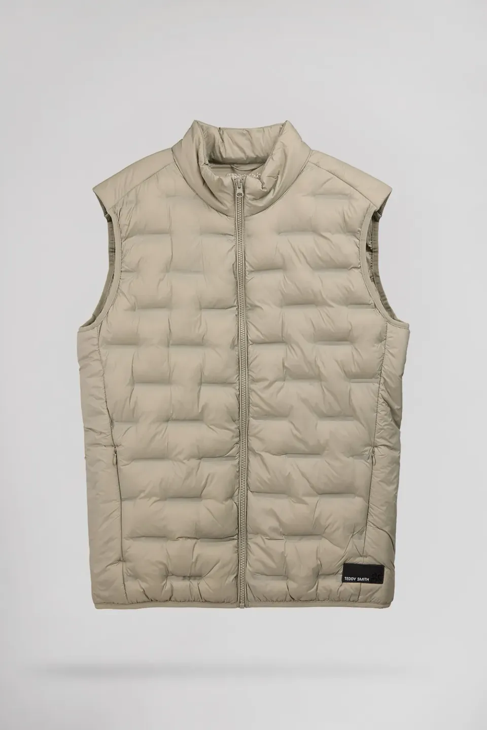 Teddy Smith B-Toran gilet smanicato bleach kaki leggero