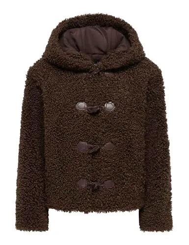 ONLY Onleira Teddy Duffle Giacca Donna Orsacchiotto