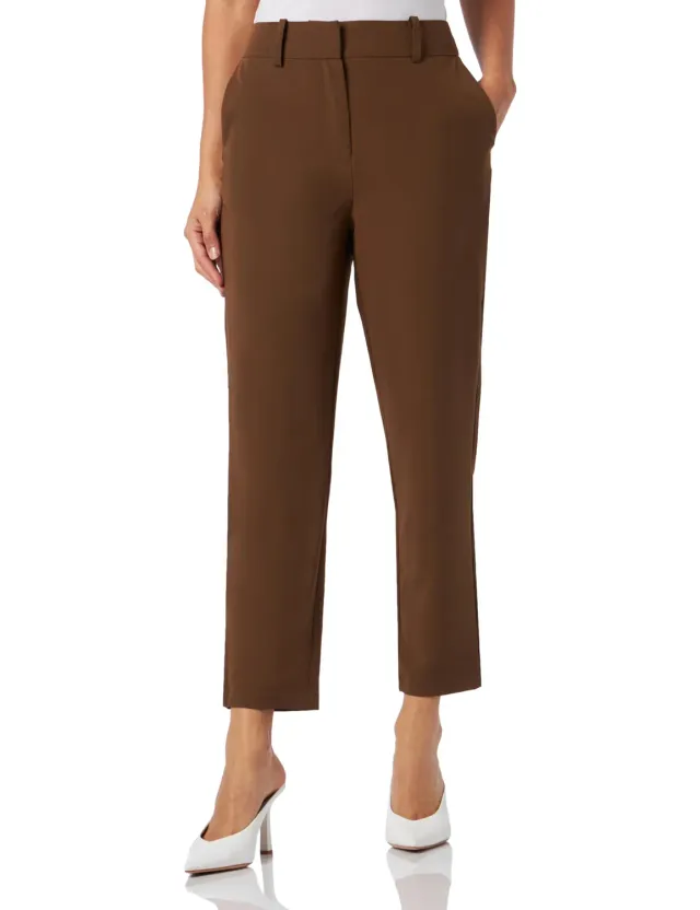 ONLY Onlmila CC Otw pantaloni donna terra scura elasticizzati