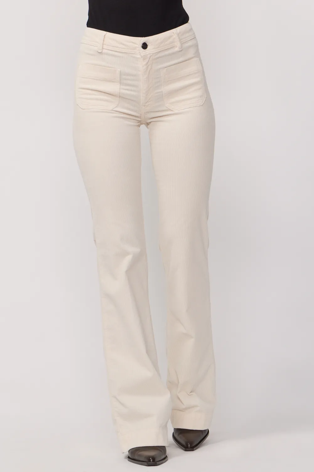 acquaverde Charlotte pantalone velluto Cream