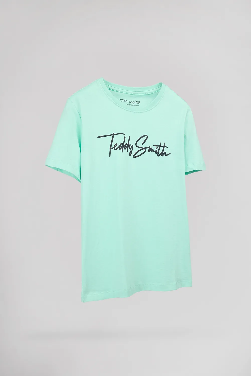 Teddy Smith T-Evan JR T-shirt cotone verde menta