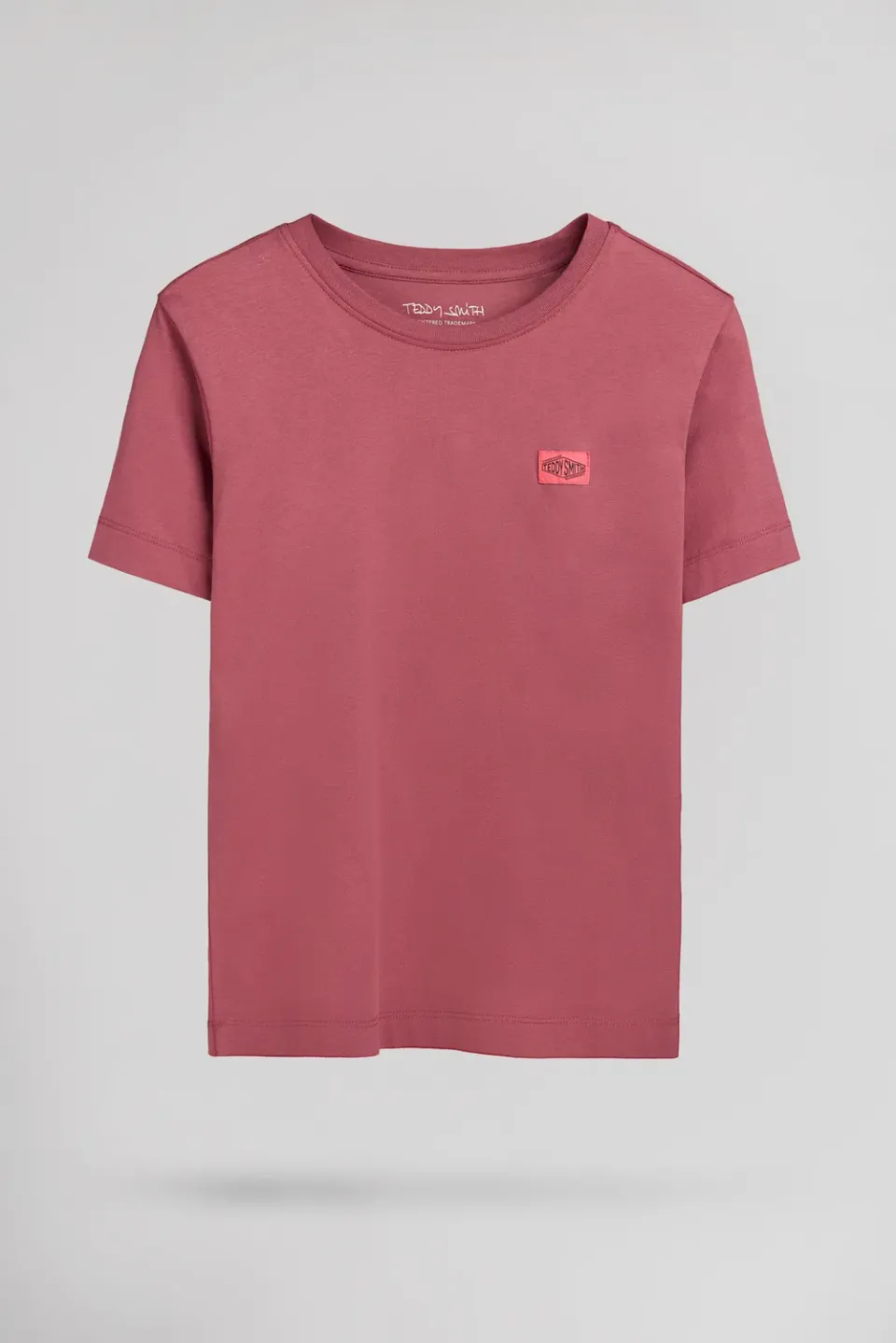 Teddy Smith T-Lionel MC T-shirt Ragazzo Lampone