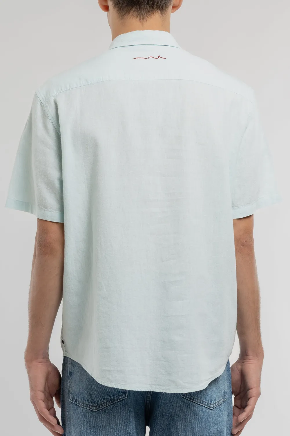 Teddy Smith C-Pietro camicia uomo lino maniche corte