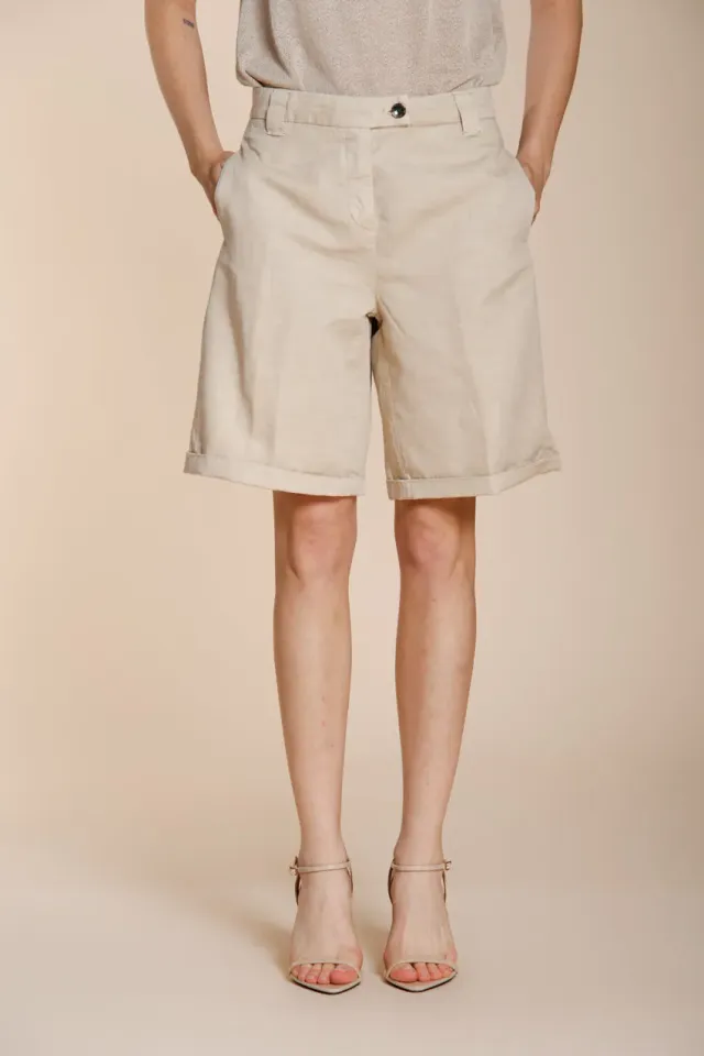 Mason's Brigitte bermuda chino donna gesso relaxed