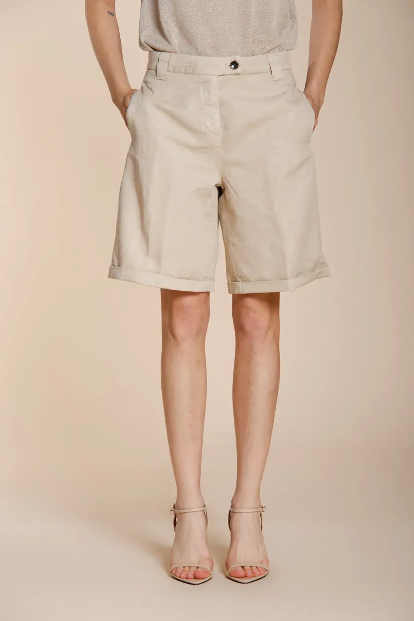 Mason's Brigitte bermuda chino donna gesso relaxed