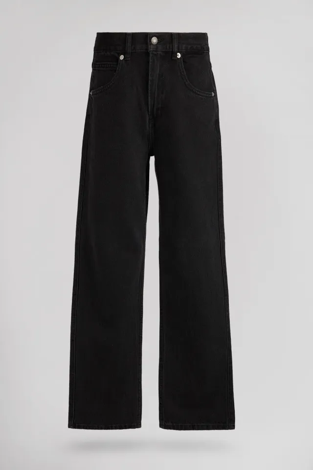 Teddy Smith Memphis Straight Jeans Bambino Black Used