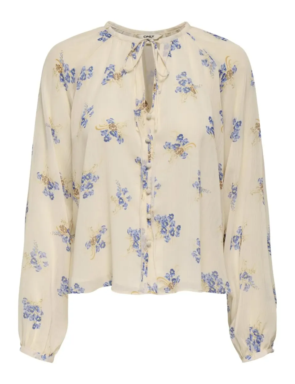 ONLY Onlfusina L/S Button Top Donna S manica lunga