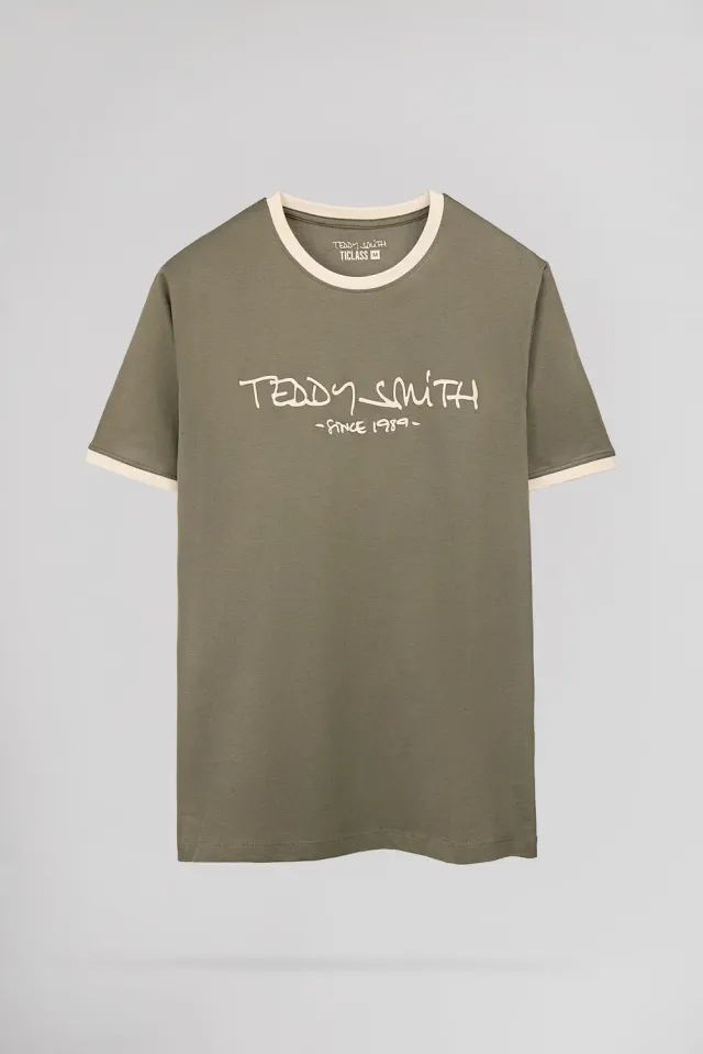 Teddy Smith Ticlass t-shirt uomo dusty kaki