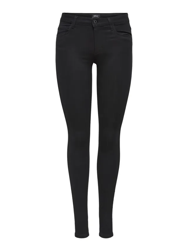 Only OnlRoyal Reg Jeans 101 skinny donna M/30L neri