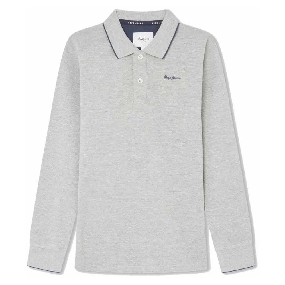 Pepe Jeans New Thor LS Polo Bambino Maniche Lunghe 10 Anni Blu