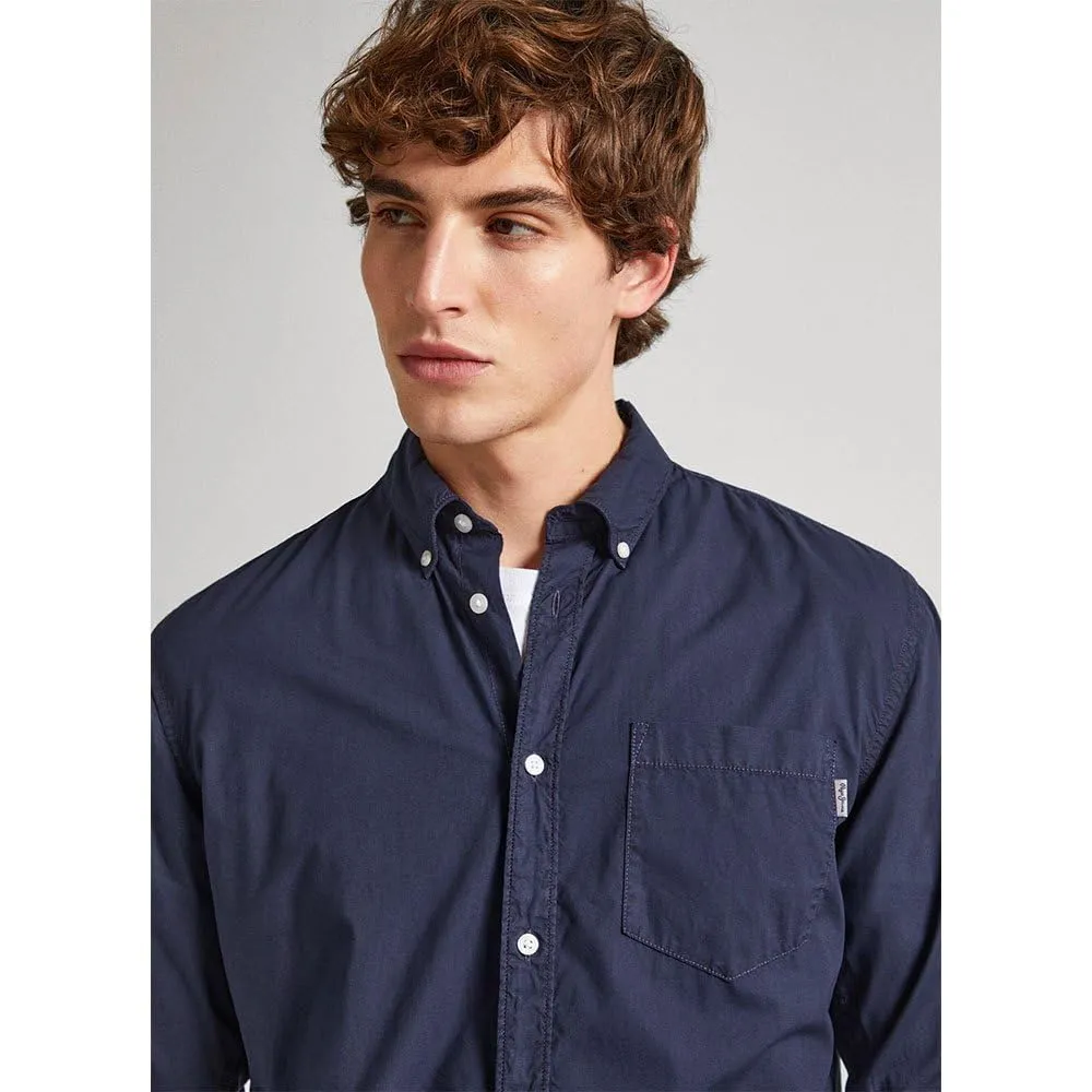 Pepe Jeans Prince Shirt camicia uomo bianca popeline regular