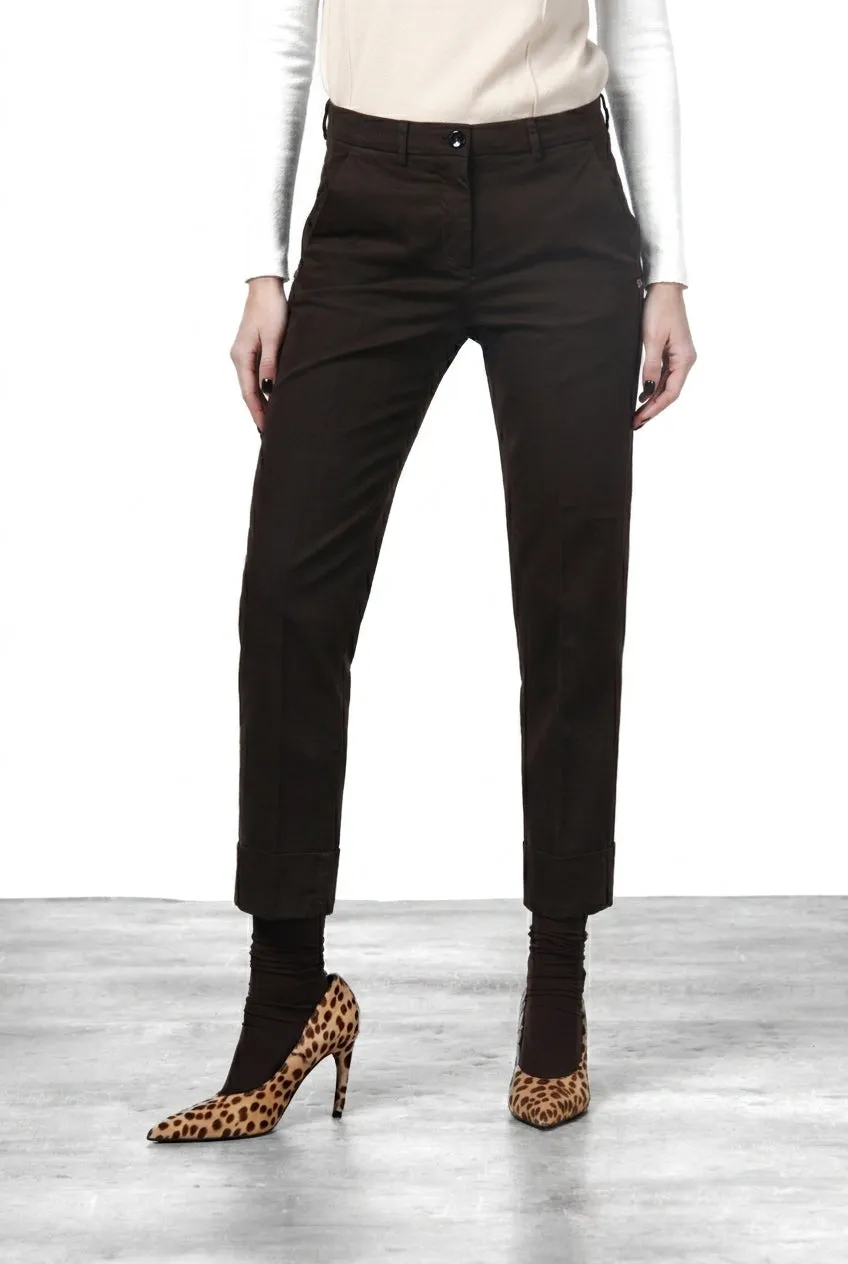 Mason's New York Carrot pantalone chino marrone raso