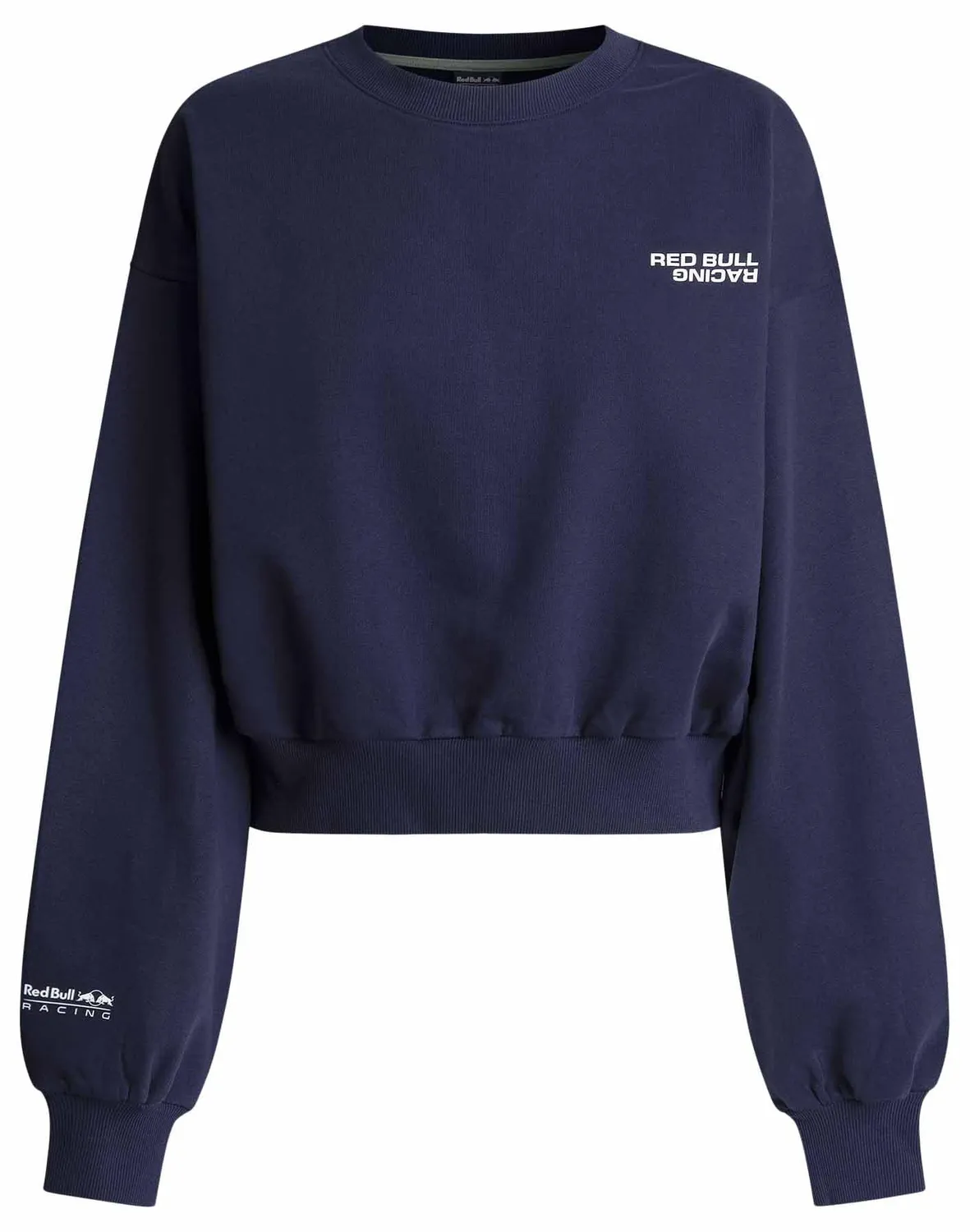 Pepe Jeans Reflect Logo Crew felpa donna nera girocollo