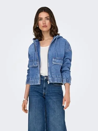 ONLY Onlkenzie L/S Dnm Jacket Akm Noos giacca denim taglia L