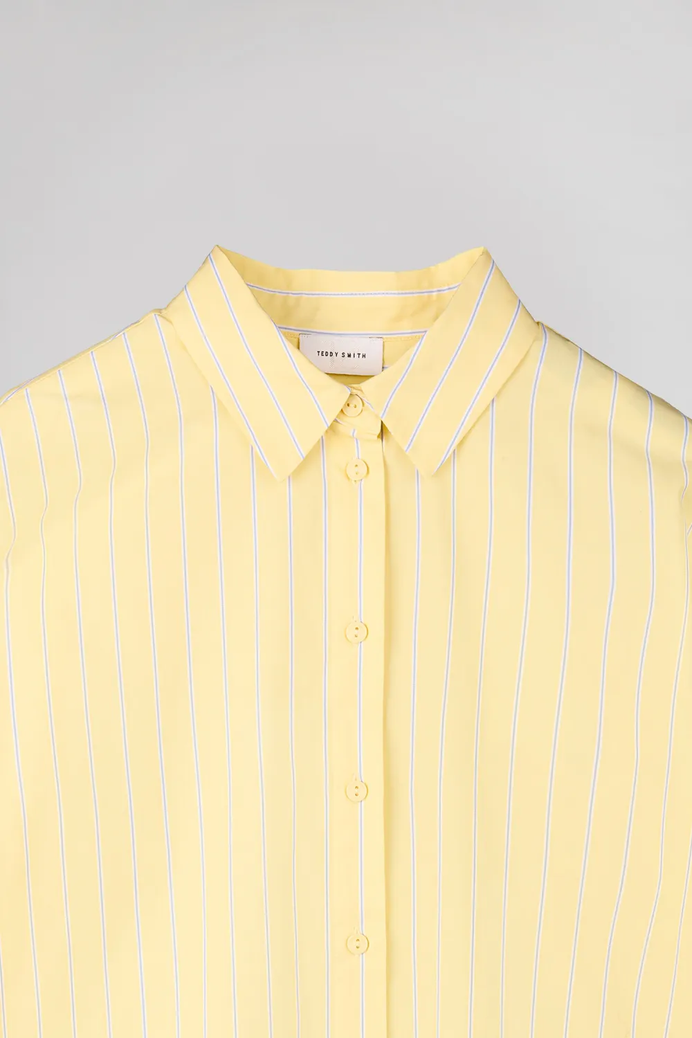 Teddy Smith C-Charlina Jaune Citron camicia oversize gialla