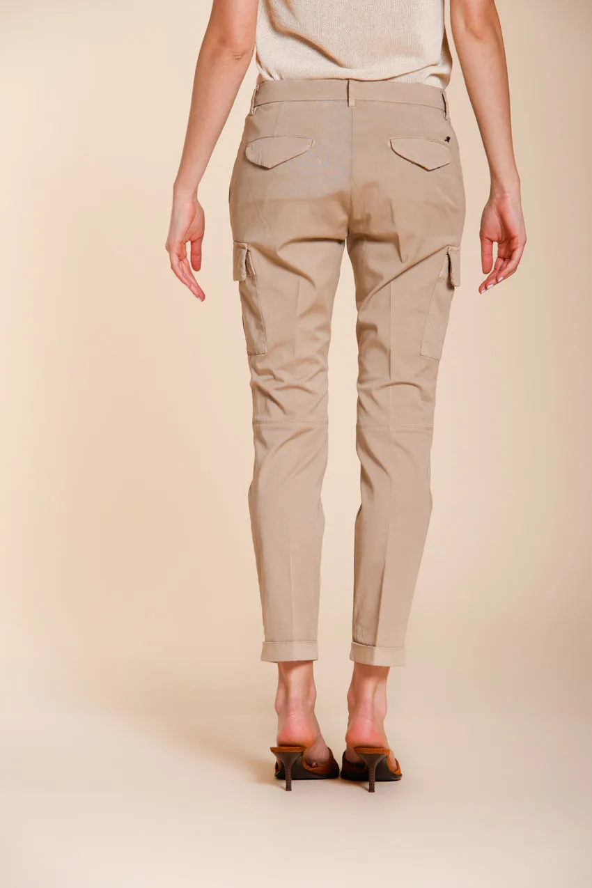 Mason's Chile City Pantalone Cargo Donna Beige Medio Slim