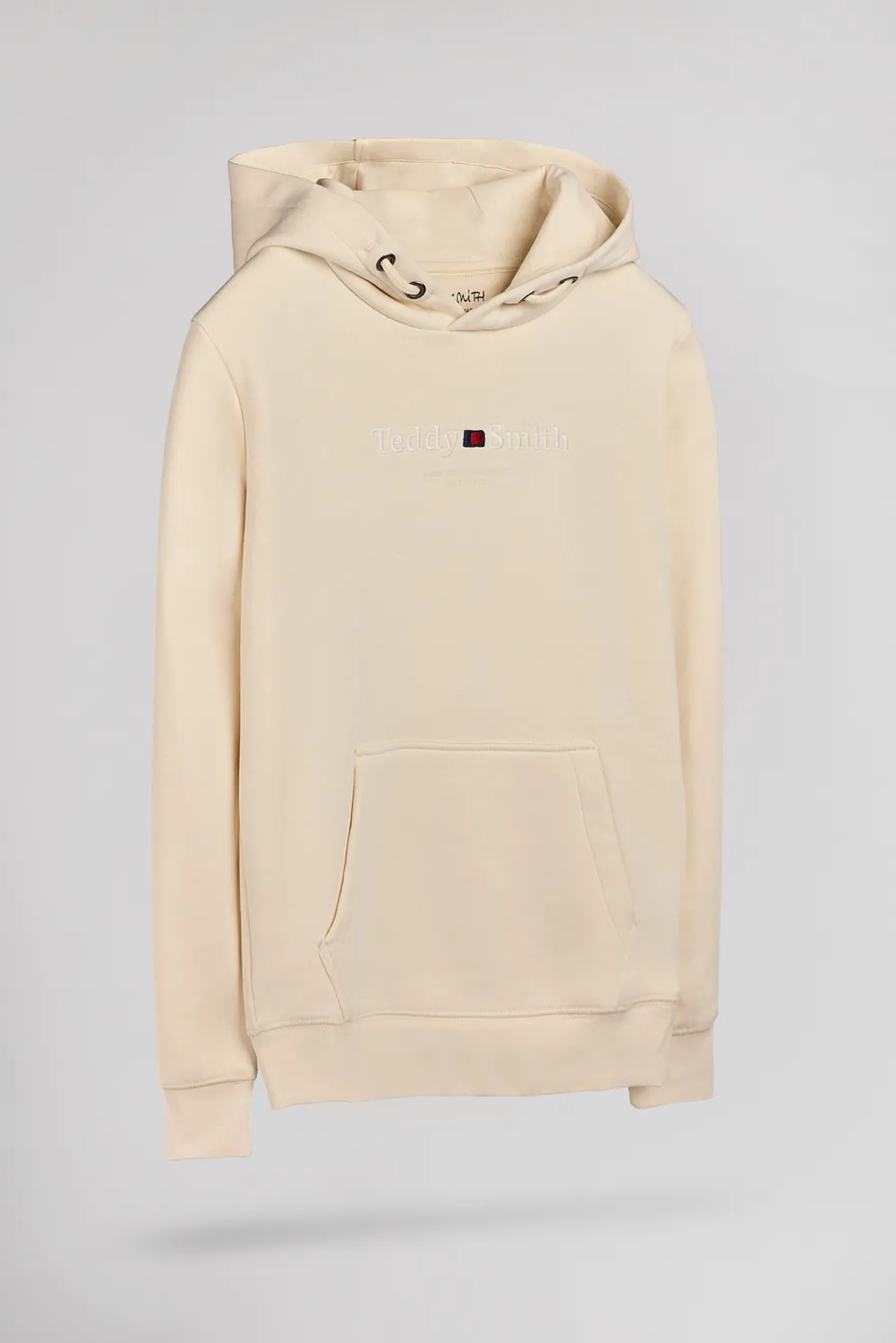 Teddy Smith S-Jim Hoody felpa ragazzo naturel cappuccio