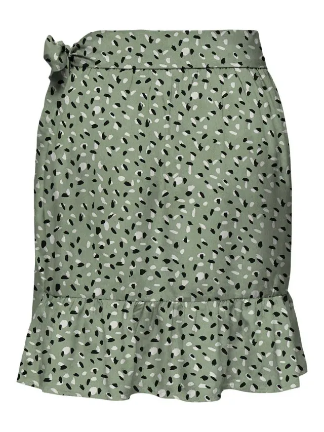 Only Onlolivia gonna donna wrap verde fantasia