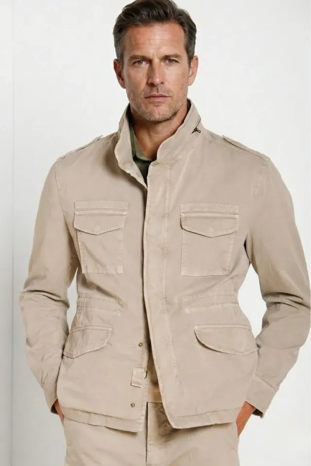 Mason's Jacket M74 giubbotto uomo sabbia twill stretch