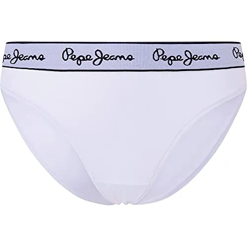 Pepe Jeans Pepe Bikini Slip Donna S Cotone Pacco da 1