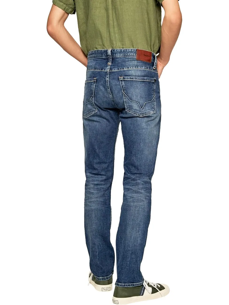 Pepe Jeans Stanley jeans uomo affusolati blu denim
