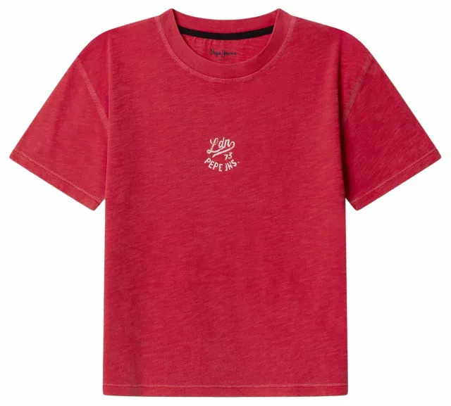 Pepe Jeans Stone T-Shirt Bambino Cotone Blu
