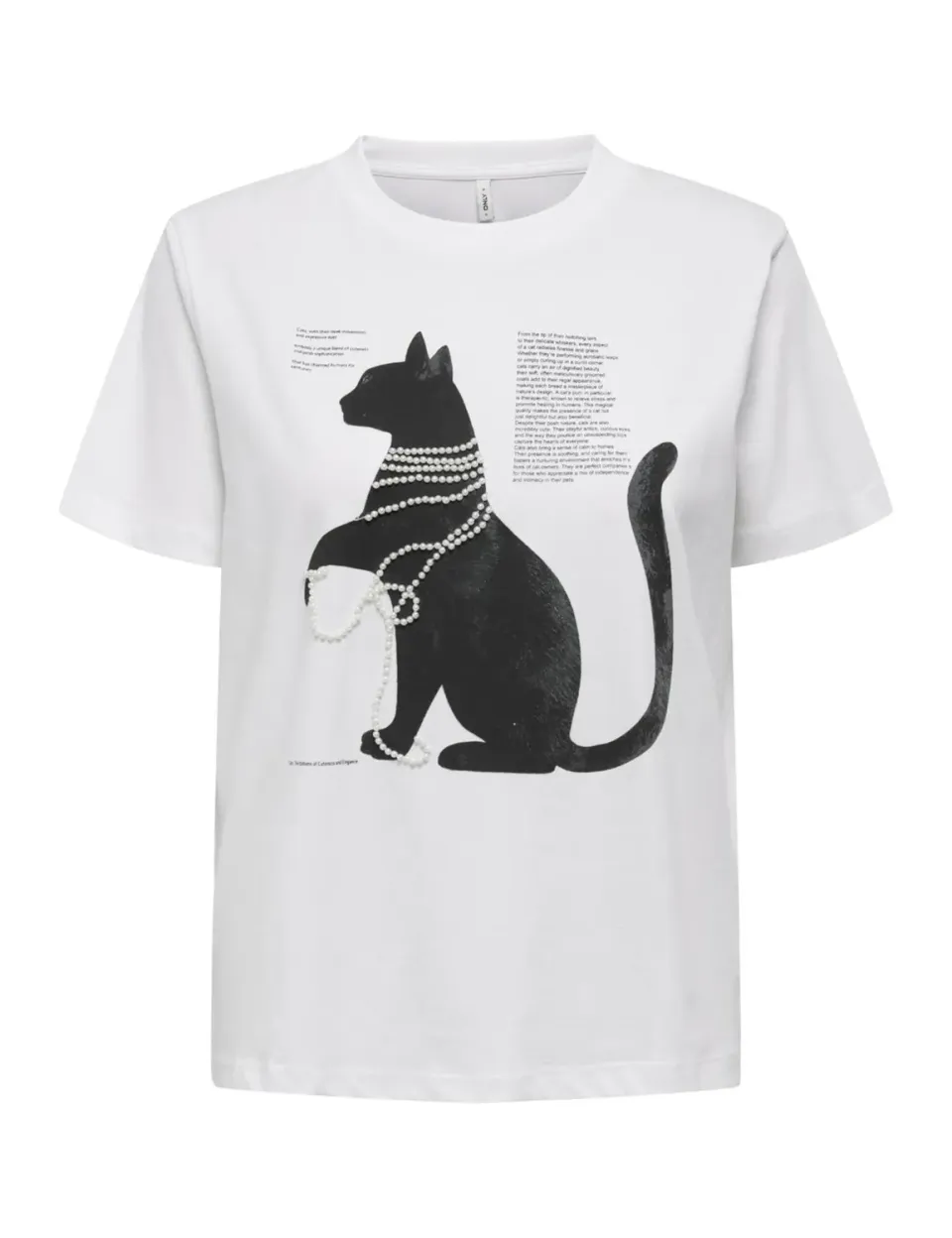 ONLY Onldonna Life Cool Top Box Jrs top bianco taglia S