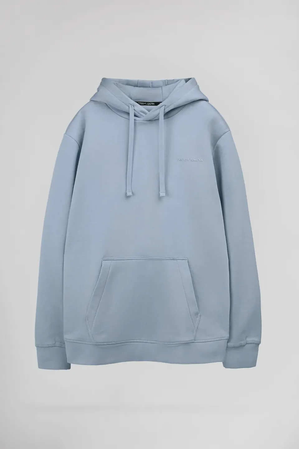 Teddy Smith S-Nark Hoody felpa cappuccio blu mineral uomo
